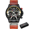 Relógio Curren De Luxo Cronógrafo Quartzo Militar - Masculino