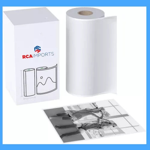 Papel Térmico Para Mini Impressora Portátil 10 Bobinas